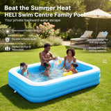 Bring the Beach Home: HELI Swim Centre 210cm Family Pool – The Ultimate Summer Escape