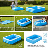 Bring the Beach Home: HELI Swim Centre 210cm Family Pool – The Ultimate Summer Escape