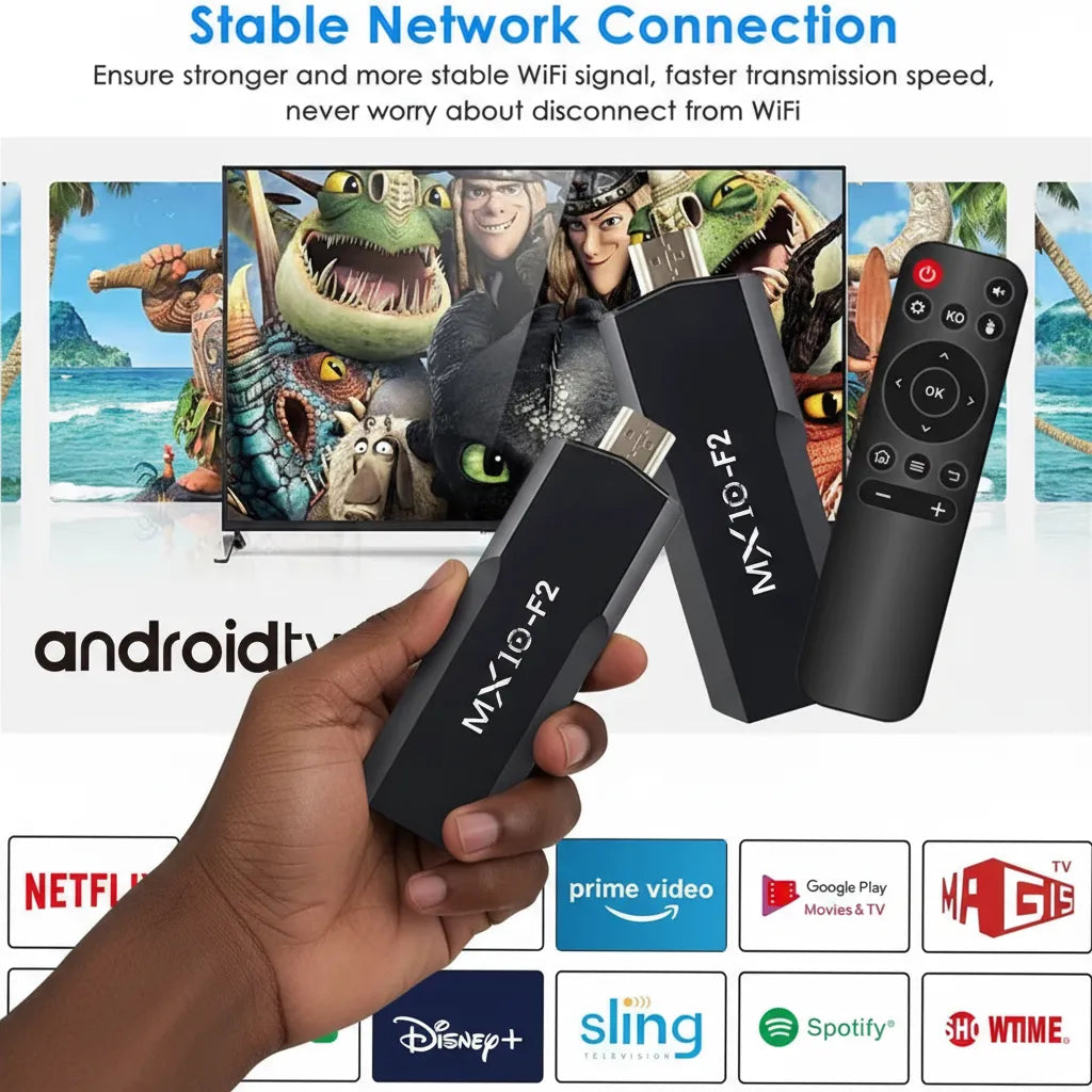 TV98 Android TV Stick 4K – Turn Any TV into a Smart TV Instantly 📺✨