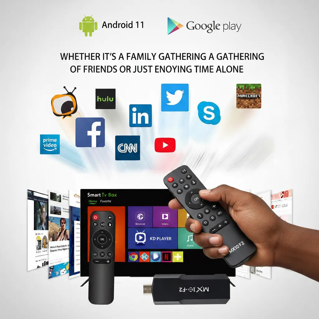 TV98 Android TV Stick 4K – Turn Any TV into a Smart TV Instantly 📺✨