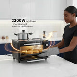 🔥SOKANY 35L Toaster Oven with Dual Hot Plates – 3200W | 2-in-1 Oven & Stove for Fast Heating & Even Cooking