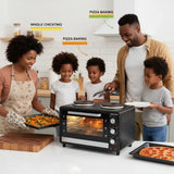 🔥SOKANY 35L Toaster Oven with Dual Hot Plates – 3200W | 2-in-1 Oven & Stove for Fast Heating & Even Cooking