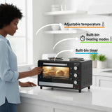 🔥SOKANY 35L Toaster Oven with Dual Hot Plates – 3200W | 2-in-1 Oven & Stove for Fast Heating & Even Cooking