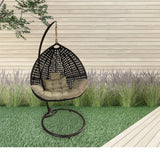 Medium Rattan Swing for Gardens and Balconies – Suitable for Adults and Children.