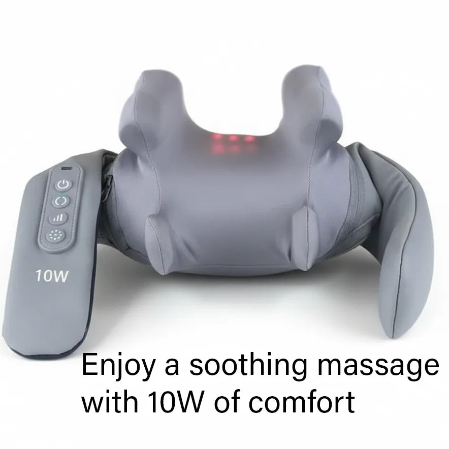 Evimki Wireless Shoulder & Neck Massager with Heat – 5D Deep Kneading Relaxation
