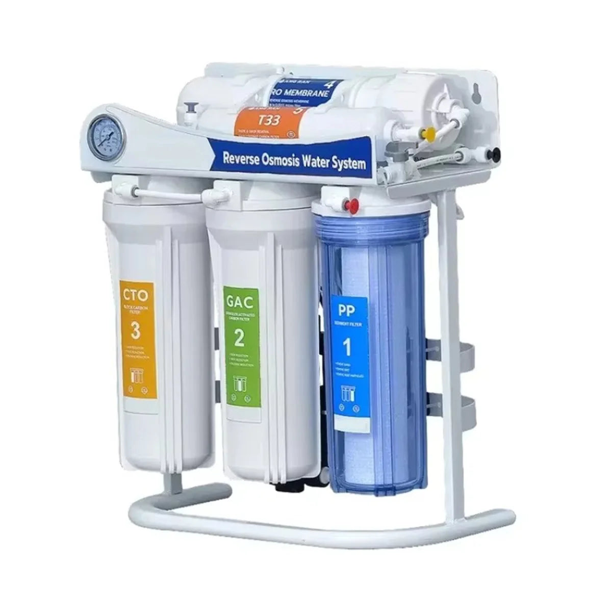Premium 5-Stage Reverse Osmosis (RO) Water Filtration System – Advanced Under-Sink Drinking Water Purifier