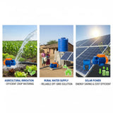 Wadfow 0.5HP 48V 400W Solar Water Pump – High Performance Off-Grid Irrigation Water Pump for Rural Use