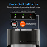 Floor Standing Water Dispenser With Refrigerator | Hot & Cold Water | Energy-Efficient Cooling System