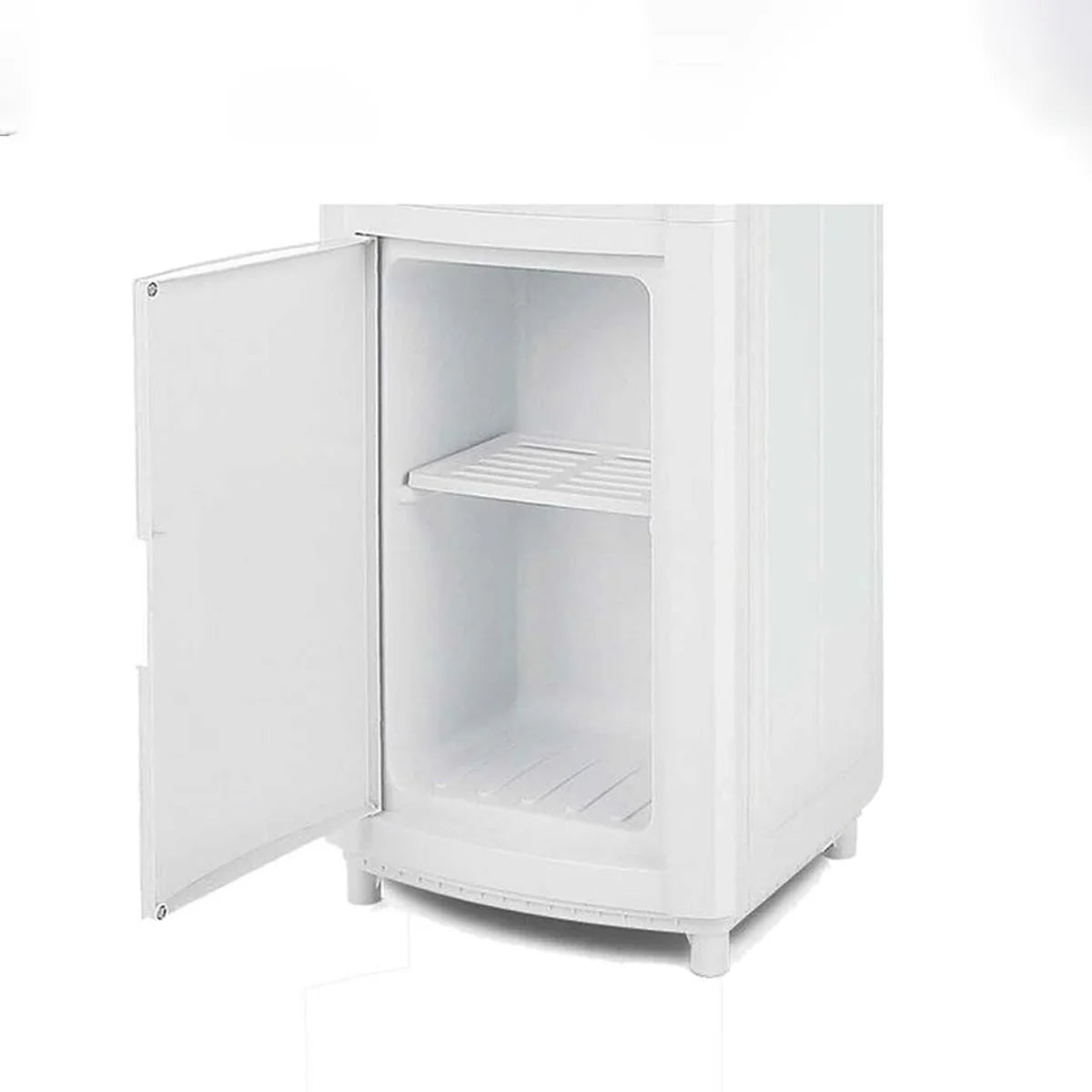 Floor-Standing Water Dispenser | Hot & Cold – Bottom Storage Cabinet – Elegant White Finish