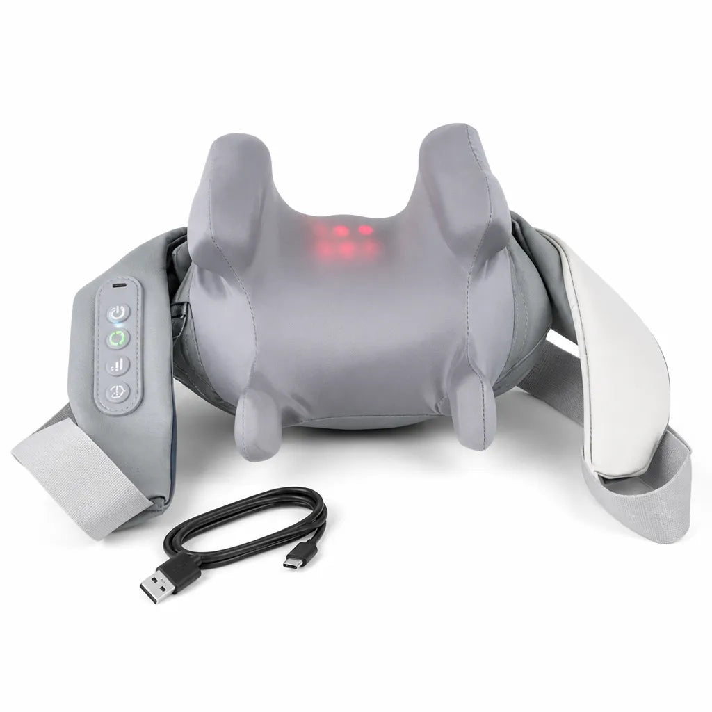 Evimki Wireless Shoulder & Neck Massager with Heat – 5D Deep Kneading Relaxation