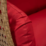 Double Stand Rattan Swing – Rocking Swing for Couples, Indoor/Outdoor Use.