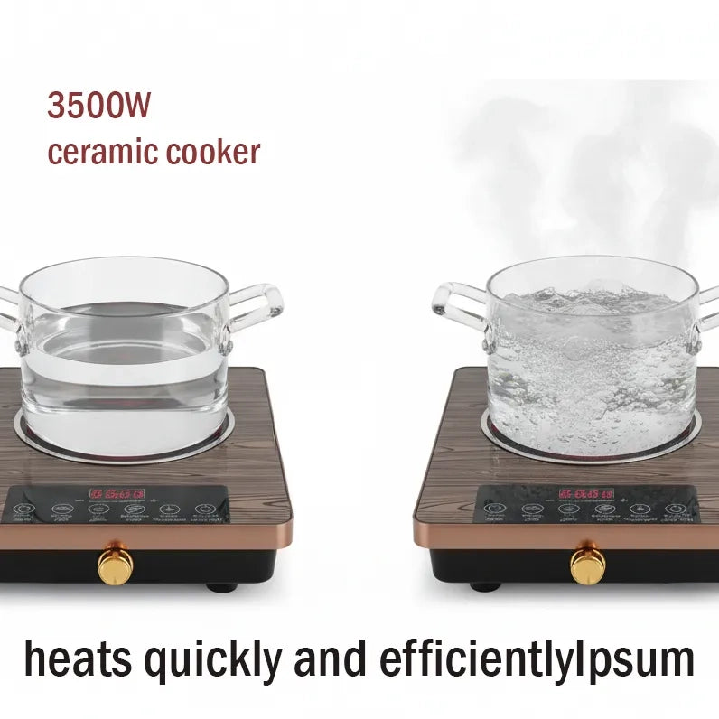 Powerful 3500W Electric Ceramic Cooker – Fast & Efficient Cooking