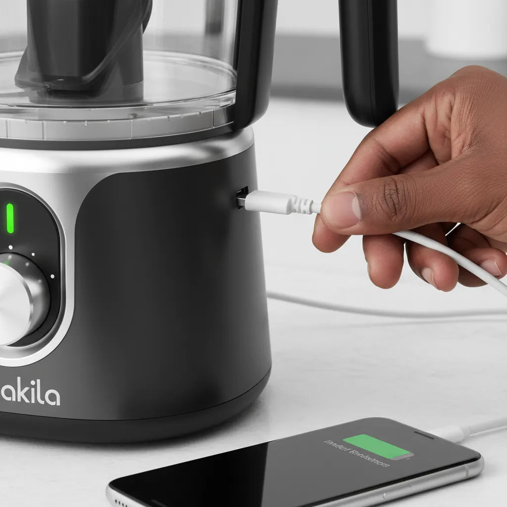 Best Food Processor – Decakila Cordless 200W USB Rechargeable⚡🥗