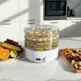 Premium 5-Layer Electric Food Dehydrator – Adjustable Temperature for Healthy Snacks & Long-Lasting Freshness✅