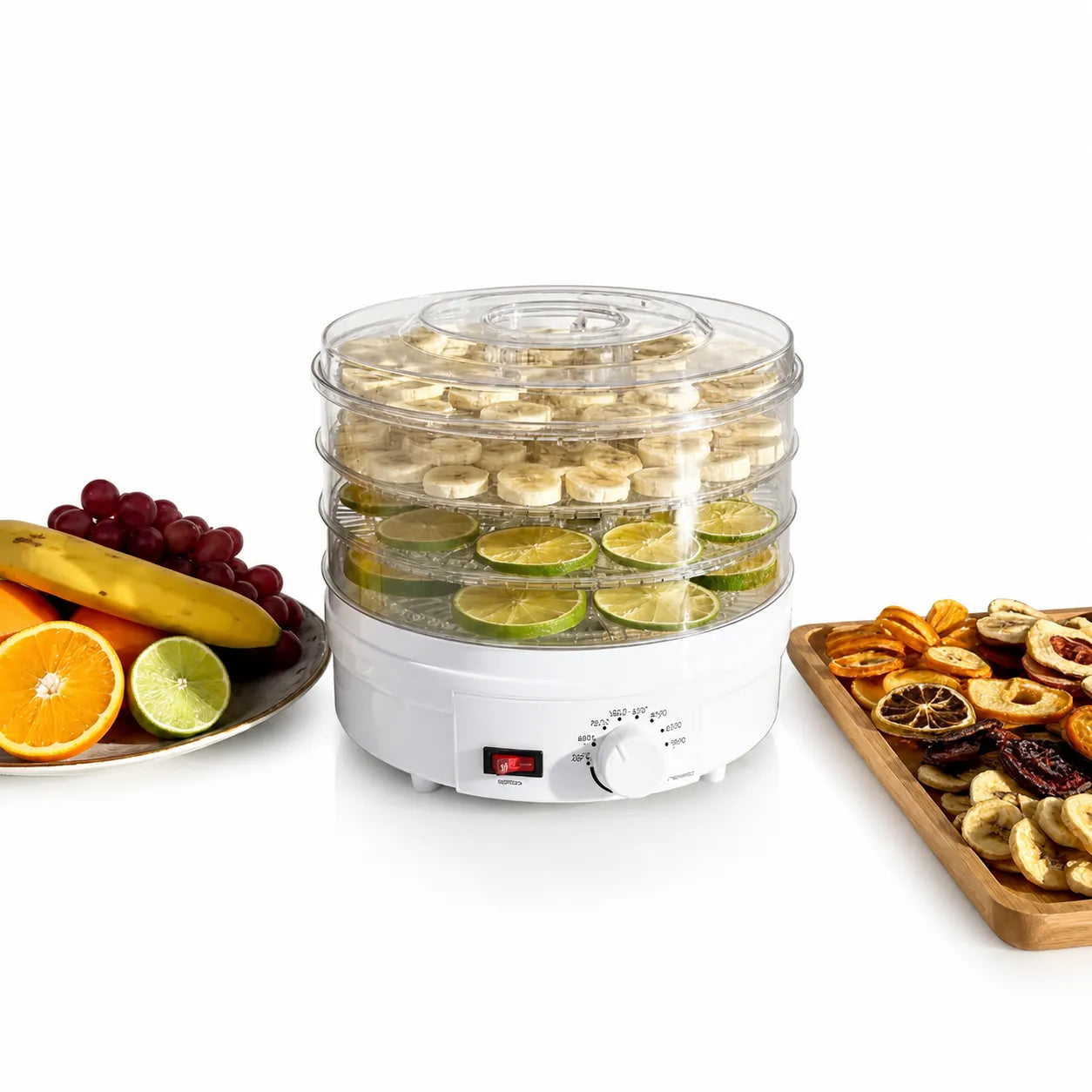 Premium 5-Layer Electric Food Dehydrator – Adjustable Temperature for Healthy Snacks & Long-Lasting Freshness✅