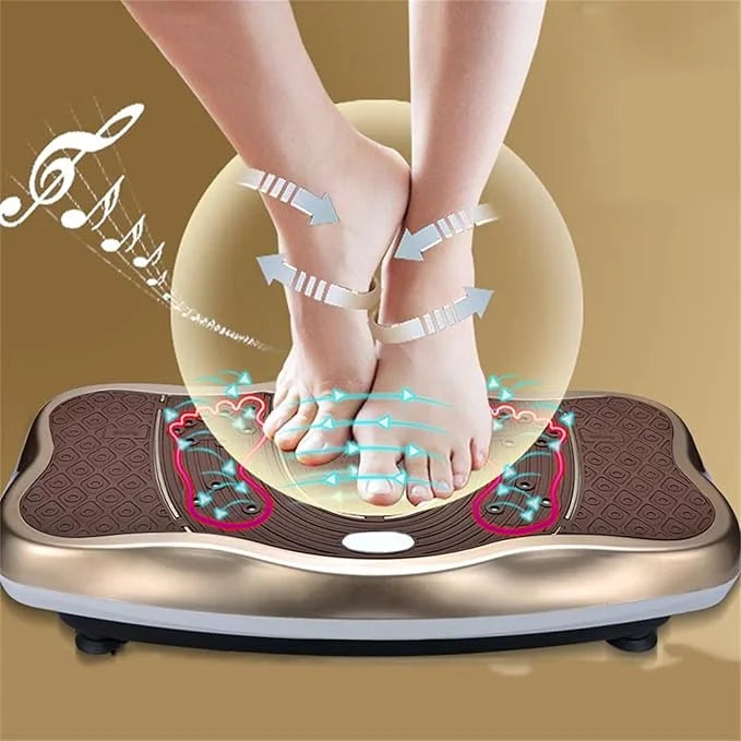 Shiatsu Vibration Plate Foot Massager – 99 Speed, Acupressure, Music Mode & Remote Control