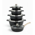 LEFON 10PCS Granite Cookware Set – Nonstick, Durable & Elegant Kitchen Essential