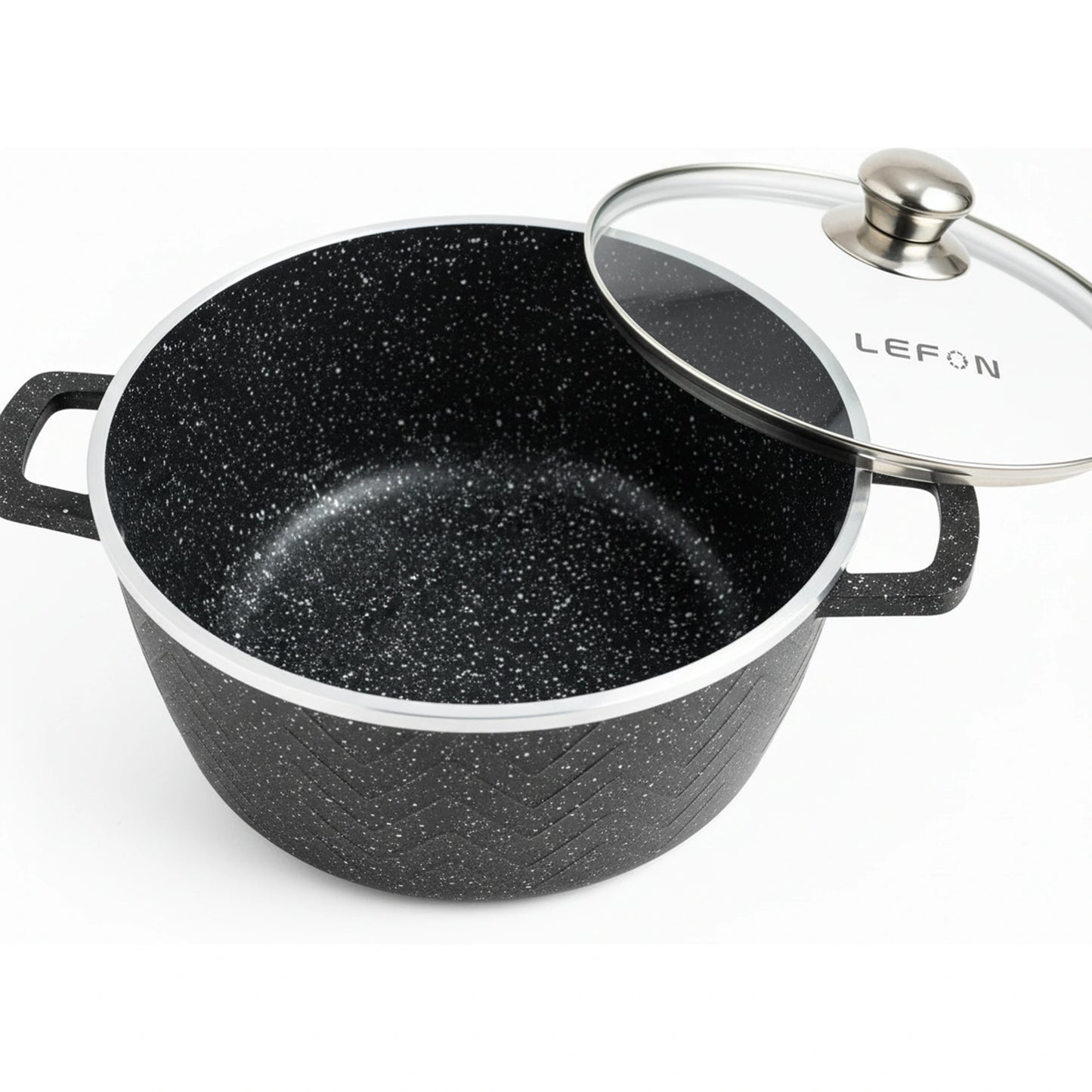 LEFON 10PCS Granite Cookware Set – Nonstick, Durable & Elegant Kitchen Essential