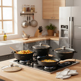 LEFON 10PCS Granite Cookware Set – Nonstick, Durable & Elegant Kitchen Essential