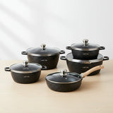 LEFON 10PCS Granite Cookware Set – Nonstick, Durable & Elegant Kitchen Essential