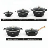 LEFON 10PCS Granite Cookware Set – Nonstick, Durable & Elegant Kitchen Essential