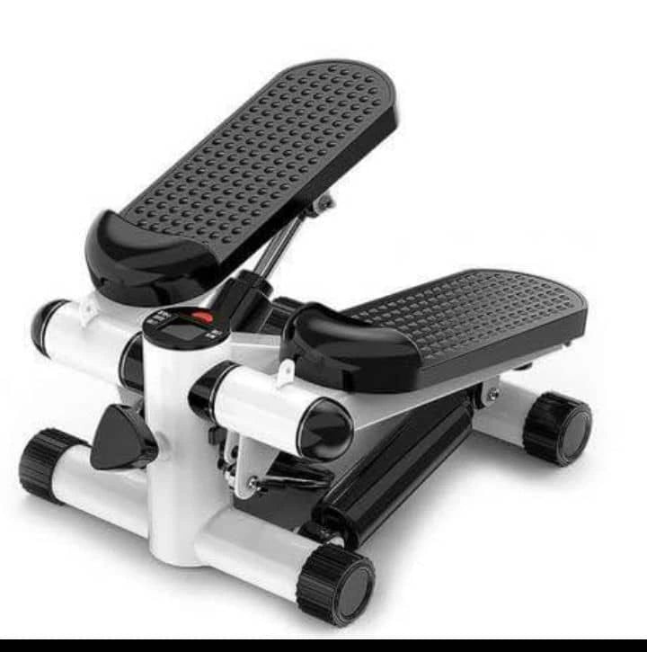 Mini Stepper Machine with Resistance Bands – Home Fitness Workout Stepper with LCD Monitor