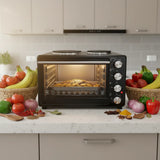 🔥Evimki Electric Oven 35L – 3200W High-Power Countertop Oven |  Fast Heating, Precise Baking & Modern Design ✨