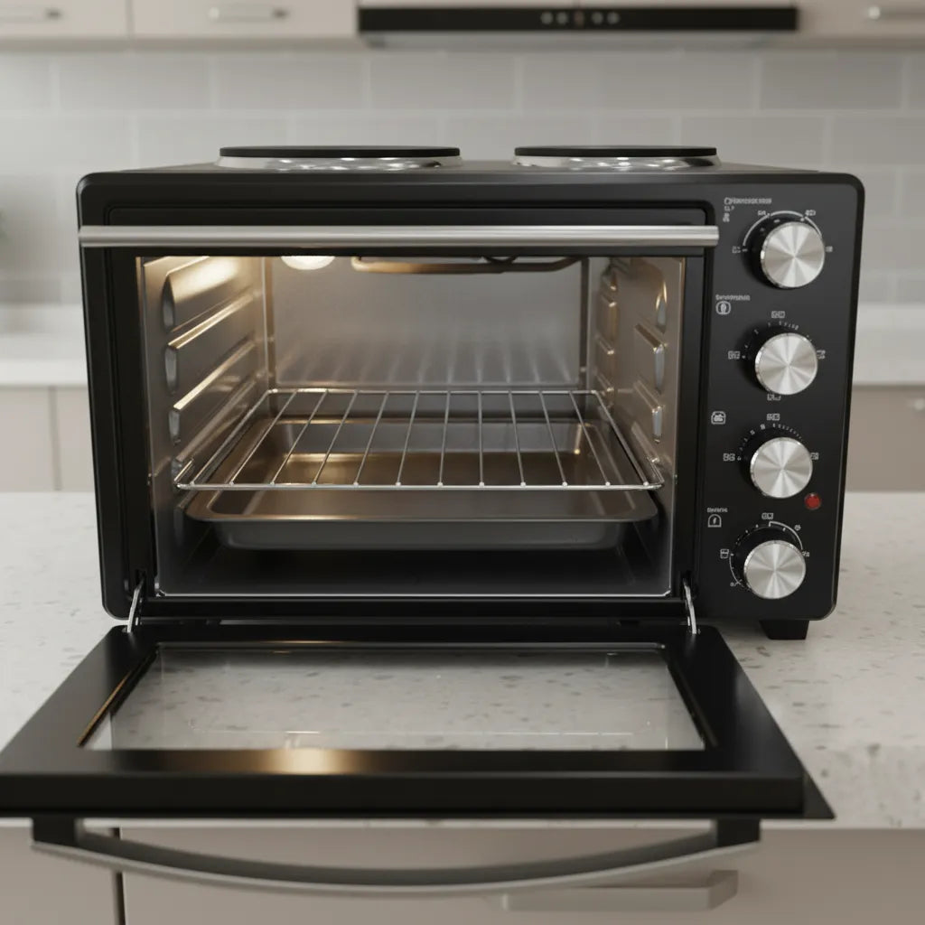 🔥Evimki Electric Oven 35L – 3200W High-Power Countertop Oven |  Fast Heating, Precise Baking & Modern Design ✨