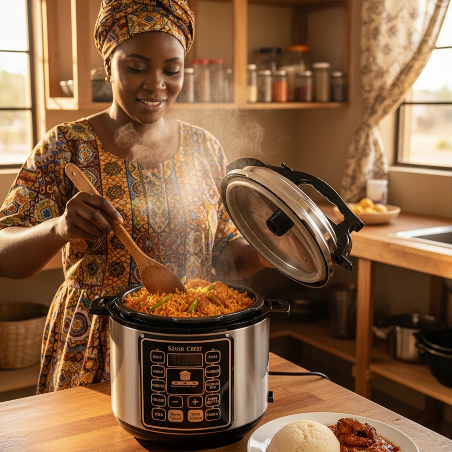 Silver Crest 6L Electric Pressure Cooker – Fast, Efficient & Multi-Functional Cooking