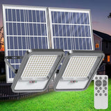 Dual Head Solar Flood Light with Remote – Ultra-Bright, Energy-Efficient & Weatherproof Lighting