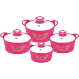 Super Amaz 4-Piece Insulated Hot Pot Set – 800ml, 1200ml, 2000ml, 3000ml – BPA Free | Hot & Cold Thermal Casserole