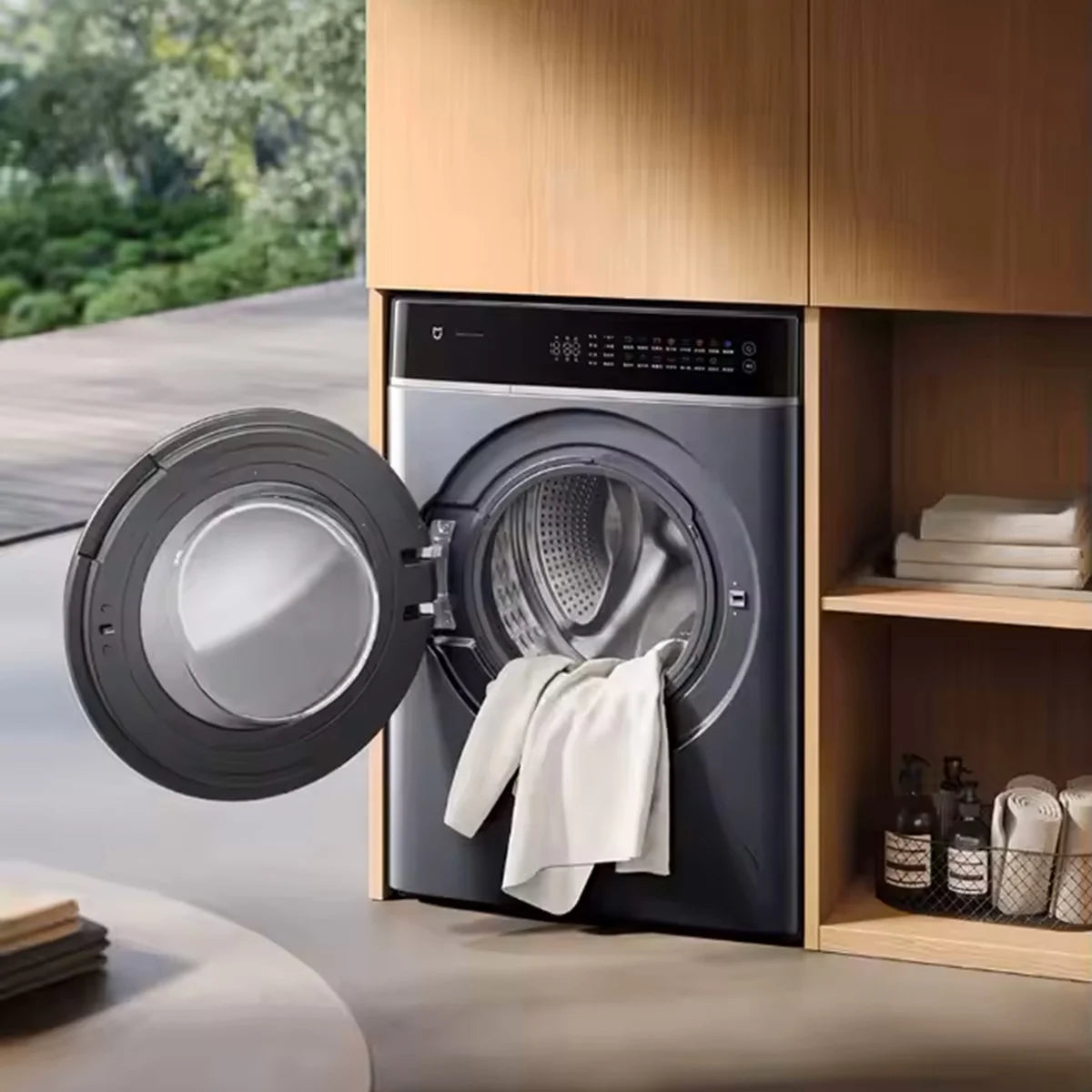Nasco 8KG Front Load Washing Machine – NASFL-J8KG-S (Dark Silver)