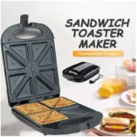 AVINAS Sandwich Maker Non Stick Coating Plates – 1800W