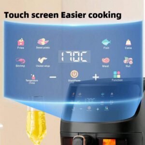 silver crest air fryer 8l touch screen