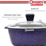 Dessini Italy Galaxy Granite Kitchenware 22 Pcs With Cookware Tools 04