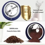 Electric Coffee Grinder – Spice Grinder Stainless Steel Blades