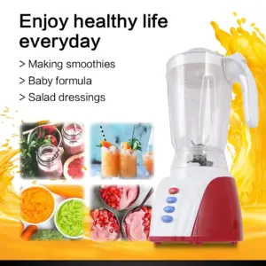 Red Rose 2in1 Compact Blender – 1.5L, 650W Power