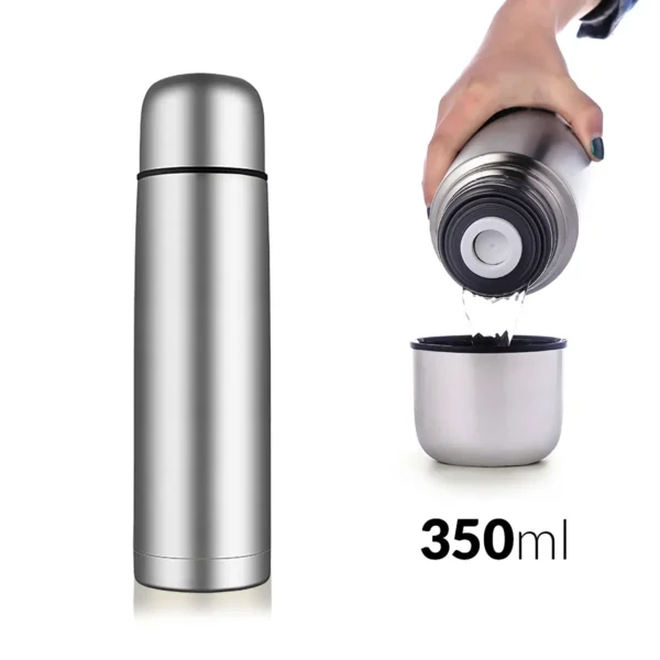 High-Grade 350ml Flask – Hot & Cold Bottle for Travel, Office, School, Camping