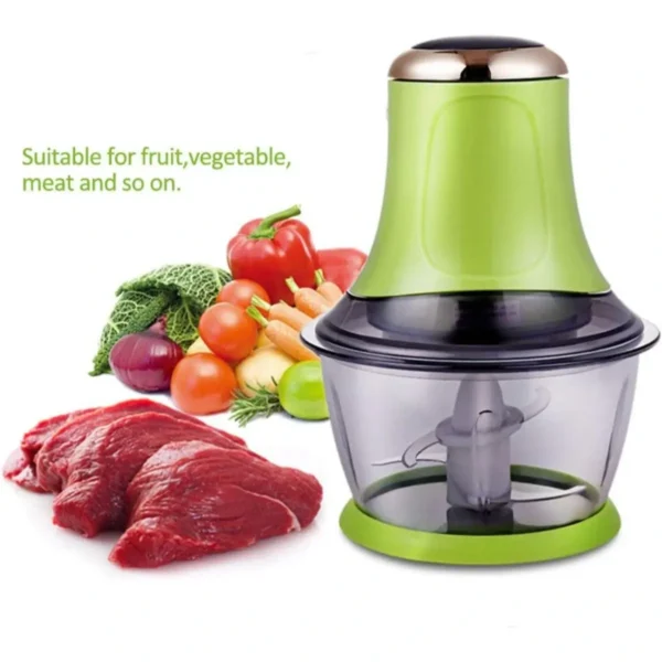 Multifunctional Electric Meat Mincer & Vegetable Grinder with Steel Blades