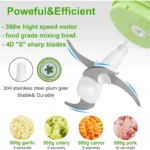 Multifunctional Electric Meat Mincer & Vegetable Grinder with Steel Blades