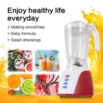 Red Rose 3in1 Blender with Juice Maker, Grinder & Chopper – 1.5L, 650W