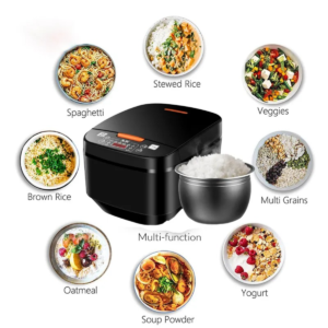 SILVER CREST ELECTRIC RICE COOKER MULTI-COOKER - 5L SMART FOOD COOKER