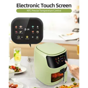 silver crest air fryer 8l touch screen