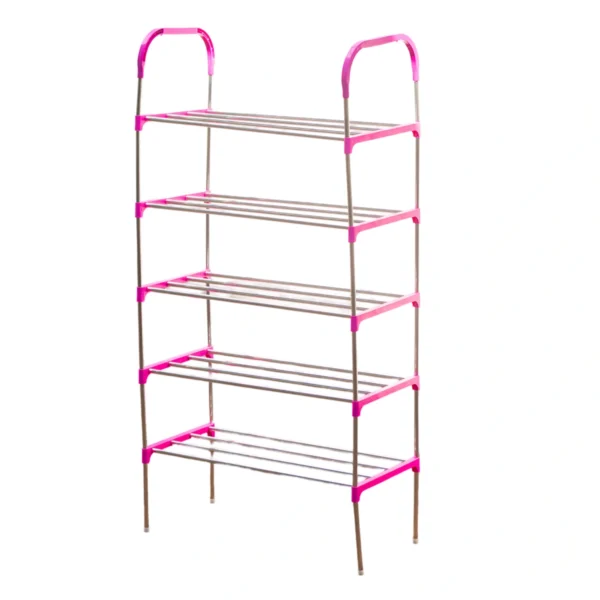 5-Tier Shoe Rack – Space-Saving Organizer for Footwear