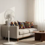 Smart 16-Inch Rechargeable Standing Fan: Efficient Cooling Anytime, Anywhere