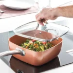 Premium Non-Stick Frying Pan with Glass Lid: Versatile and Stylish Cooking Companion