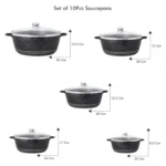 Lefon Cookware Set 10 PCS: The Ultimate Kitchen Upgrade for Effortless Cooking