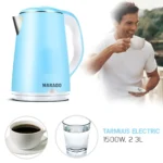 Marado 2.3L Electric Kettle - 1500-2000W, Stainless Steel, Cordless Base