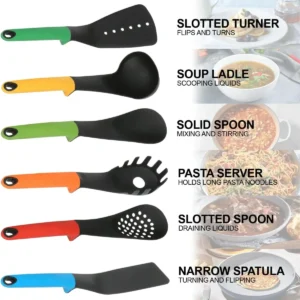 Silicone Kitchen Utensil Set 7PCS