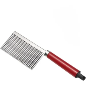 Stainless Steel Crinkle-Cut Knife: Perfect for Decorative and Precision Cutting